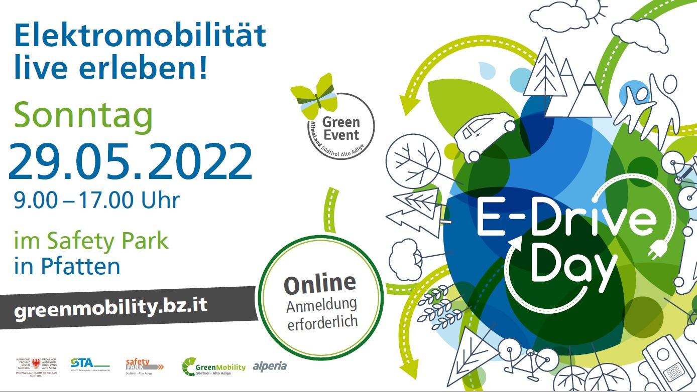 Am 29. Mai steht im Verkehrssicherheitszentrum Safety Park in Pfatten die Elektromobilität im Mittelpunkt. (Foto: LPA) 
