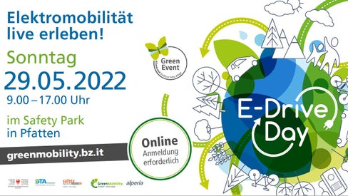 Am 29. Mai steht im Verkehrssicherheitszentrum Safety Park in Pfatten die Elektromobilität im Mittelpunkt. (Foto: LPA) 