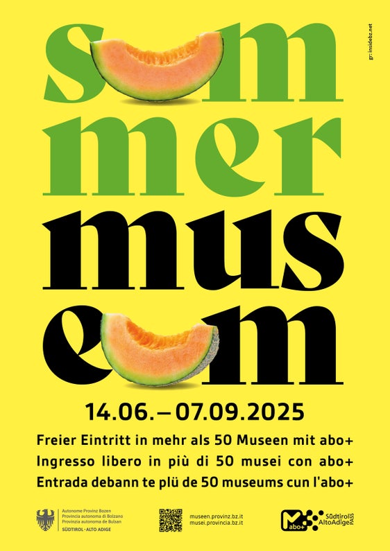 L'aziun "Summer Museum" pëia ia ai 14 de jügn. (grafica: Ofize Museums y inrescida museala)
