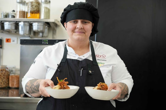 Auch Köchin Tina Marcelli ist Teil der Interviewrunde im Rahmen der Vorstellung von "So isst Euregio" am 7. Mai. (Foto: Euregio)