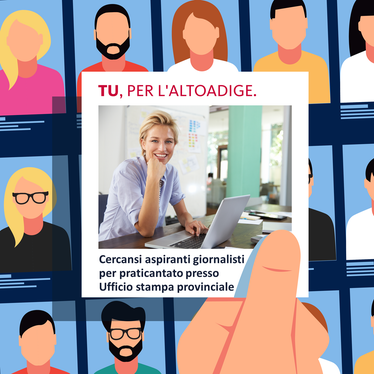 L'Ufficio stampa della Provincia cerca due collaboratori all'informazione. Questi potranno svolgere il praticantato, che è prerequisito per l'ammissione all'esame di giornalismo. Candidature sino al 27 febbraio (Foto: ASP)