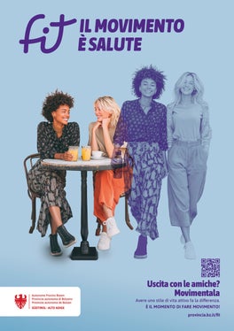 Con la campagna “Fit: il movimento è salute”, la Provincia autonoma di Bolzano intende promuovere una maggiore attività fisica nella vita quotidiana. Un consiglio, ad esempio, è quello di fare una chiacchierata durante una passeggiata invece che da seduti. (Foto: USP)