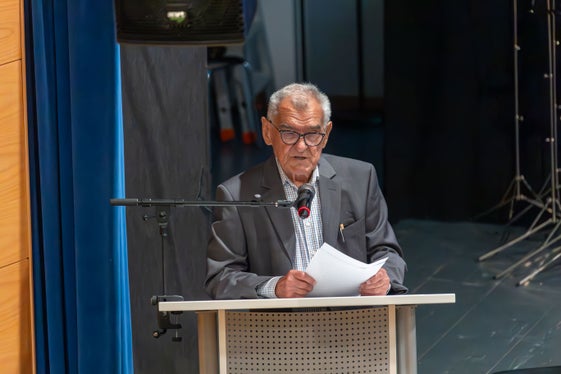 50 anni di scuola di musica della Val Badia: il primo direttore della scuola di musica della Val Badia Lois Ellecosta (Foto: USP/Direzione provinciale Scuola musicale tedesca e ladina/Freddy Planinschek)
