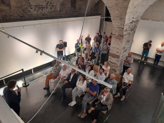 La presentazione della mostra nelle sale della Galleria Civica a Bolzano. Spazi aperti fino al 31 agosto.  (Foto:USP/Maja Clara)