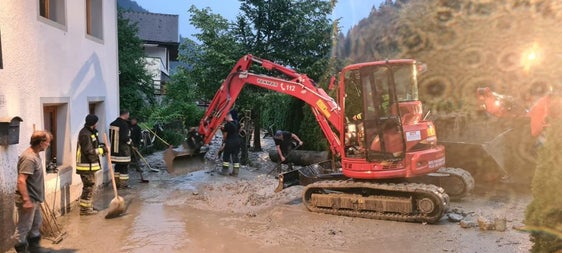 Un'altra immagine dei danni provocati dal maltempo a Fleres (Foto: ASP/Agenzia per la Protezione civile)