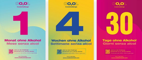 Alkoholprävention: Die neue Ausgabe der landesweiten Kampagne wird am 8. Jänner in Bozen im Rahmen einer Pressekonferenz vorgestellt. (Foto: LPA)