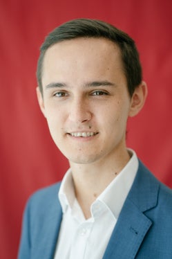 Euregio-Innovationspreis,&nbsp;2. Platz: Sebastian Holzer (Dibit Messtechnik GmbH) (Foto: EFA/Pungovschi)