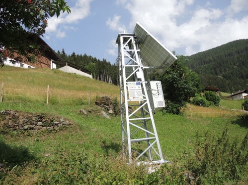 Langzeitmonitoring von großflächigen Rutschungen mittels integrativer Sensor- und Netzwerksysteme (Foto: LPA/Landesamt für Geologie und Baustoffprüfung)