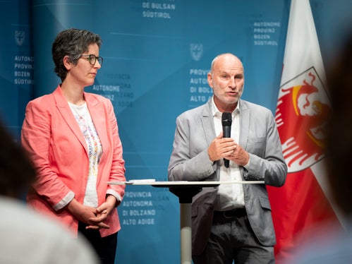 “La legge è un segnale di fiducia”, afferma convinto Andreas Conca, primario del reparto di psichiatria dell'Ospedale di Bolzano. (Foto: USP/Fabio Brucculeri)