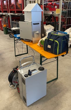 Un campionatore ad alto volume per microinquinanti (Foto Agenzia ambiente, Flavio Ciesa)