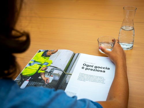 La storia di copertina del nuovo numero della rivista della Provincia è dedicata alle risorse idriche (Foto: ASP/Fabio Brucculeri)