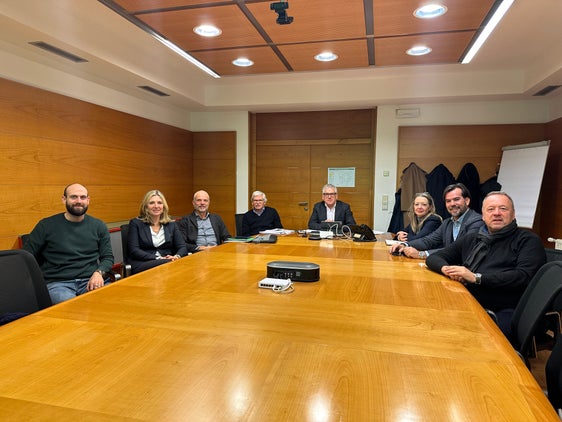 Das Amt für Genossenschaftswesen und die vier Genossenschaftsverbände haben sich mit dem Gemeindverband über Projekte im Jahr 2023 ausgetauscht. (Foto: Gemeindenverband)