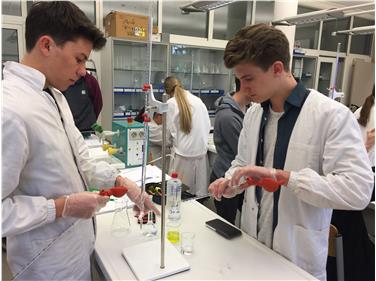 Der Landeswettbewerb der Chemieolympiade für talentierte Schülerinnen und Schüler findet in diesem Jahr von 26. bis 28. April in Bruneck statt. (Foto: LPA)