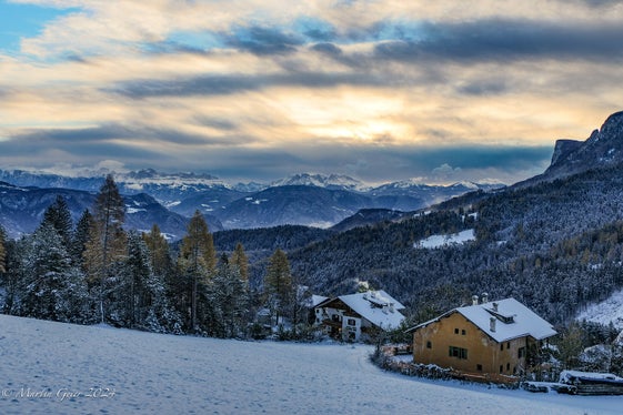 Bilder des Monats November 2024: Schnee in Gfrill (Foto © Martin Geier)