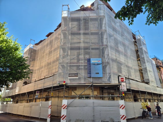 Sono iniziati i lavori di risanamento e adeguamento dell’edificio che ospita il Museo di Scienze Naturali dell’Alto Adige, in Via Bottai a Bolzano. (Foto: USP/Gianluca Crocco)