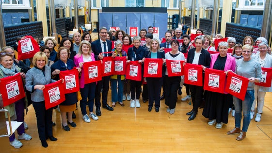 Lavorare insieme per una retribuzione più equa: 72 organizzazioni partecipano all'Equal Pay Day il 21 aprile 2023 (Foto: ASP/Fabio Brucculeri)