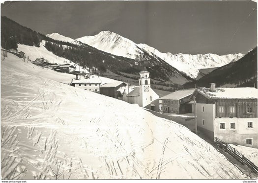 Kulturhistorisch bedeutende Lage: An der Nordseite des Wirtsguats führte einst der Saumpfad über den Jaufenpass vorbei. Im Bild eine Aufnahme aus dem Jahr 1962. (Foto: Landesdenkmalamt)