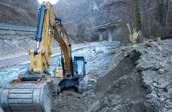Das Landesamt für Wildbachverbauung Nord hat zerstörte Uferbereiche von jeweils rund 30 Metern in drei Abschnitten neu errichtet. (Foto: LPA/Landesamt für Wildbach- und Lawinenverbauung Nord in der Agentur für Bevölkerungsschutz)