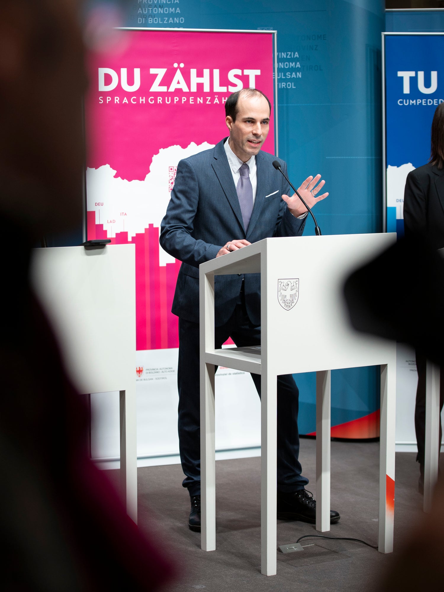 Il Comitato d'indirizzo e coordinamento del Sistema statistico provinciale è presieduto dal direttore dell'Istituto provinciale di statistica ASTAT, Timon Gärtner. (Foto. USP/Fabio Brucculeri)