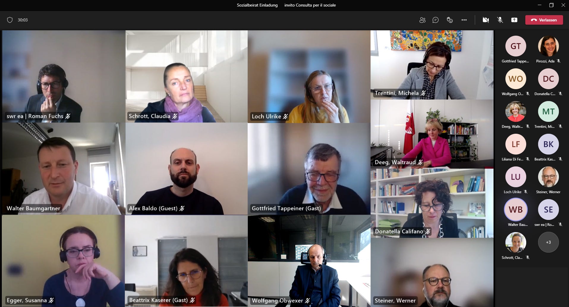 Die Zukunft der Sozialpolitik, die aktuellen Herausforderungen für den Sozialbereich und die Verabschiedung der neuen Geschäftsordnung waren Inhalte der zweiten Sitzung des Landessozialbeirates. (Foto: LPA/ck)