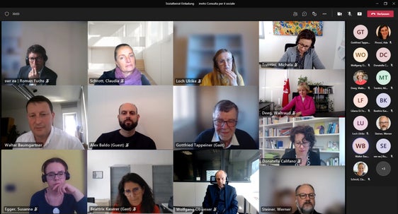 Die Zukunft der Sozialpolitik, die aktuellen Herausforderungen für den Sozialbereich und die Verabschiedung der neuen Geschäftsordnung waren Inhalte der zweiten Sitzung des Landessozialbeirates. (Foto: LPA/ck)