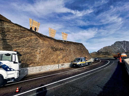 Der betroffene Straßenabschnitt nach Fertigstellung der Arbeiten. (Foto: LPA/Abteilung Tiefbau)