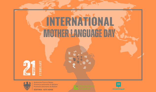 In occasione della Giornata internazionale della lingua madre (21 febbraio), l'Ufficio Educazione permanente e lingue organizza un'iniziativa online e raccoglie contributi scritti, audio e video. (Grafica: Ufficio Educazione permanente e lingue)