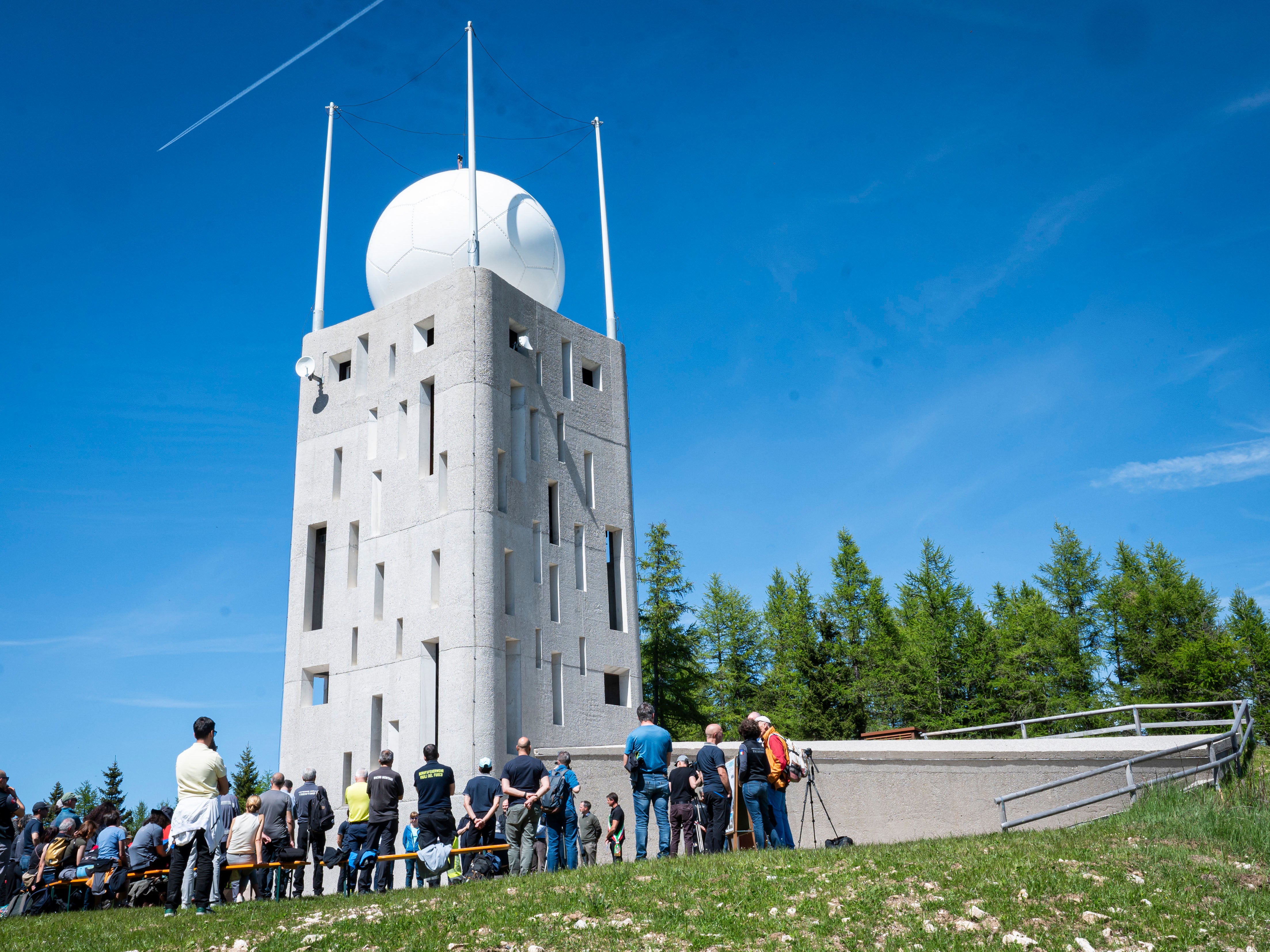 Am 30. Mai wurde die neue Wetterstation am Gantkofler feierlich eingeweiht. (Foto: LPA/Fabio Brucculeri)