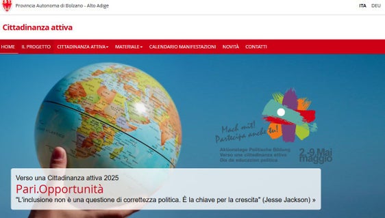 Nel 2025 il motto delle Giornate della Cittadinanza attiva è "Pari.opportunità" (Foto: USP)