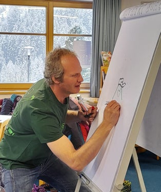 Der mehrfach ausgezeichnete Autor Michael Rohrer war im vergangenen Frühjahr bei den Lesewochen zu Gast. (Foto: LPA/Daniela Huebser)