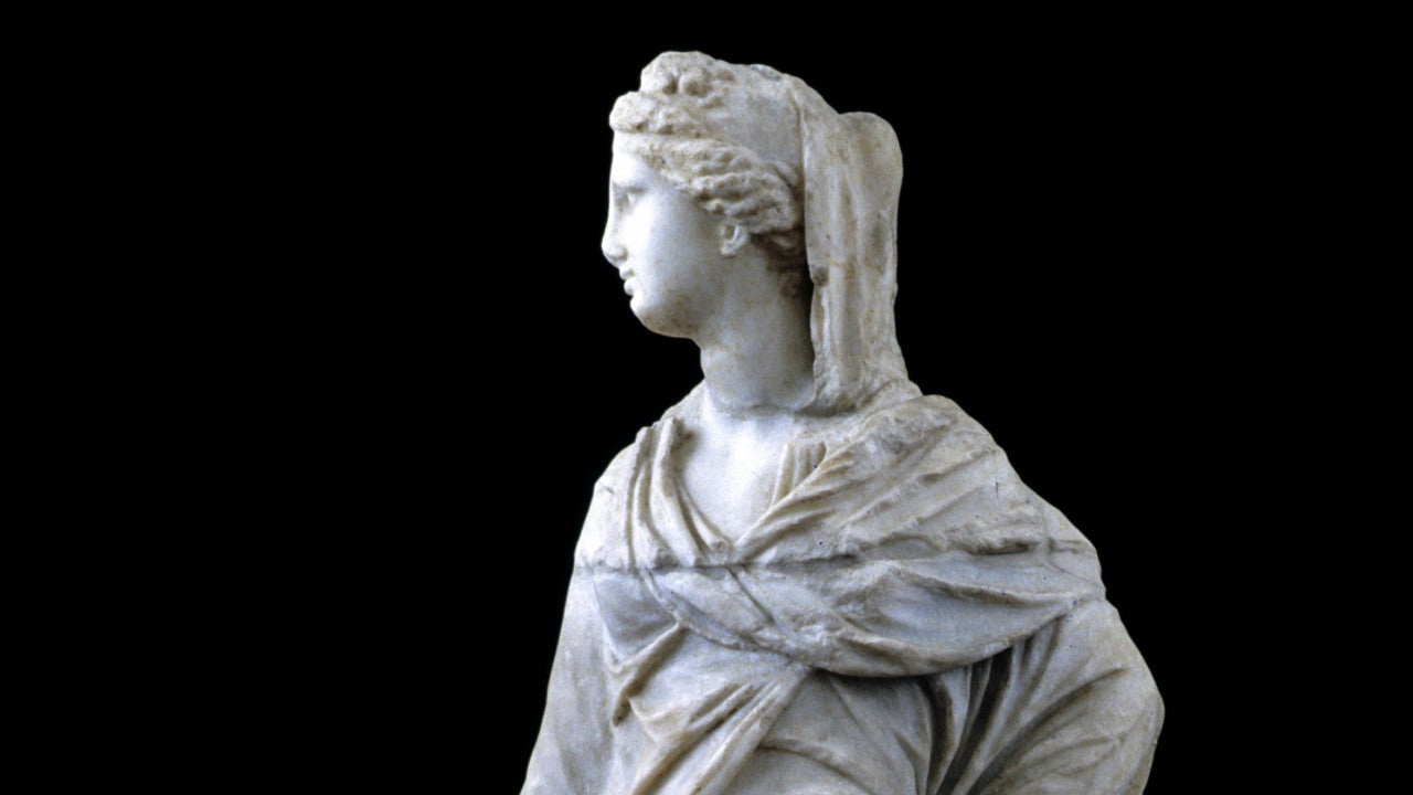 Una statua di danzatrice, capolavoro dell'arte nella Roma antica. Al Centro Trevi-Trevilab il fascino della Roma antica attraverso oggetti di grande valore sarà al centro di una mostra che verrà inaugurata il 21 novembre a Bolzano. (Foto: USP) 