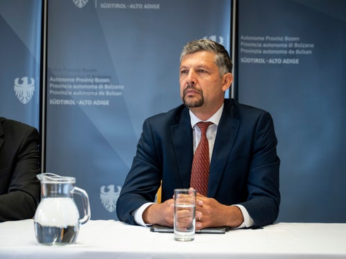In Bezug auf das übergemeindliche Radwegenetz haben wir in den vergangenen vier Jahren die&nbsp;Bezirksgemeinschaft&nbsp;Überetsch-Unterland und die Gemeinden mit knapp 14 Millionen Euro unterstützt, berichtete Landesrat Daniel Alfreider.&nbsp;(Foto: LPA/Fabio Brucculeri)