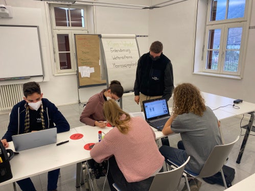 Workshop zum Klimawandel (Foto: Bildungsdirektion/Alessandro Montoro)