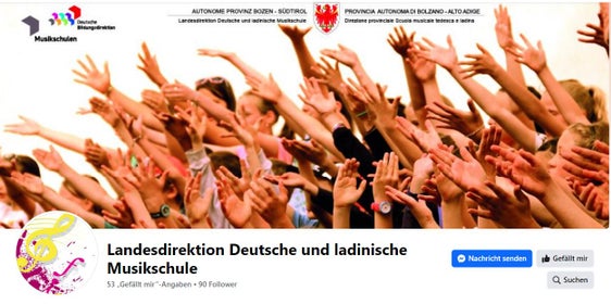 Die Landesdirektion Deutsche und ladinische Musikschule ist ab sofort auf Facebook vertreten.