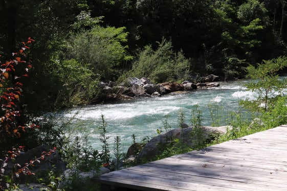 L'area ricreativa sul fiume Passirio a Merano è stata ridisegnata. (Foto: ASP/Maja Clara)