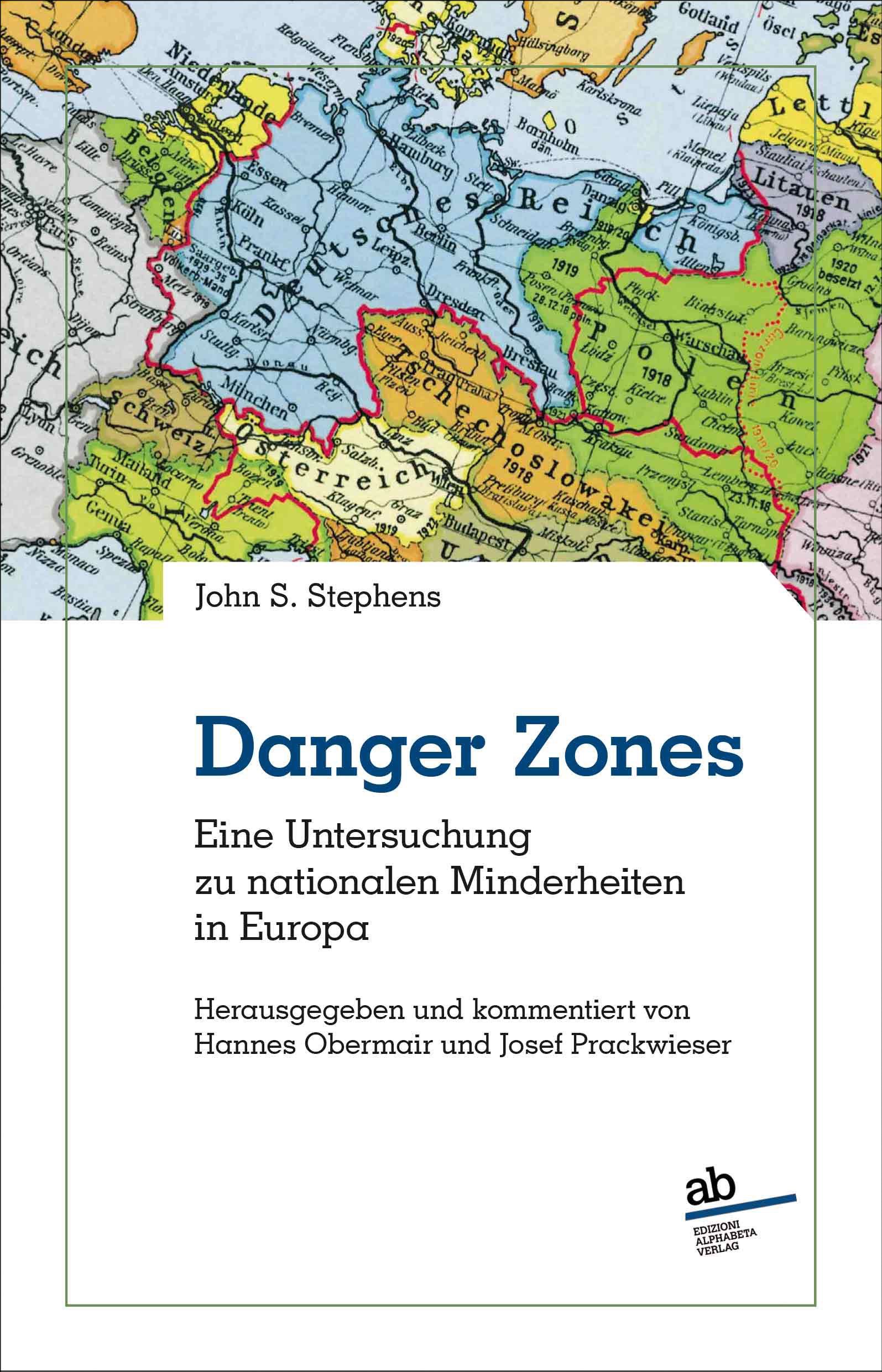 Danger Zones. Eine Untersuchung zu nationalen Minderheiten in Europa wird am 28. November in der Landesbibliothek Teßmann vorgestellt und über die Bedeutung von Minderheiten diskutiert. (Cover: LPA/Landesbibliothek Teßmann)