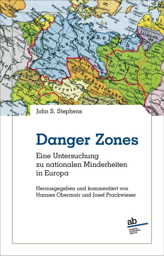 "Danger Zones. Eine Untersuchung zu nationalen Minderheiten in Europa" wird am 28. November in der Landesbibliothek Teßmann vorgestellt und über die Bedeutung von Minderheiten diskutiert. (Cover: LPA/Landesbibliothek Teßmann)