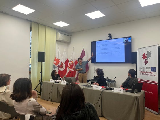 L'intervento del professor Andrea Ichino, dell'Università di Bologna. (Foto: Archivio Ufficio stampa Provincia autonoma di Trento)