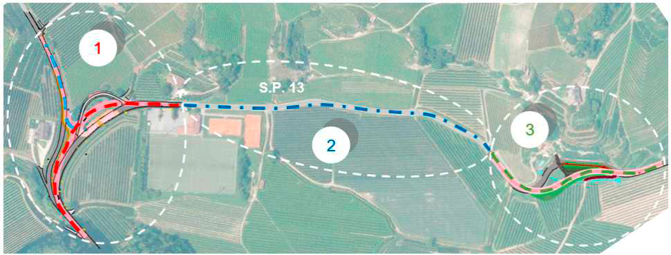 La strada provinciale SP13 sarà resa più sicura per gli utenti della strada in tre tratti critici. La Provincia e il Comune di Appiano stanno lavorando insieme per raggiungere questo obiettivo. (USP/Ripartizione Infrastrutture)