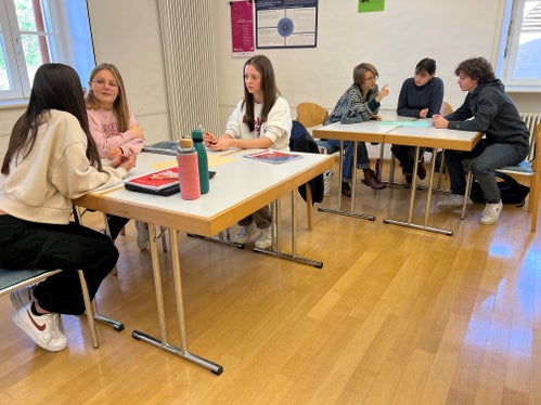 Um das Thema Mensch-Maschine-Beziehung ging es im Workshop Humans and Machines: From Time Travel to Artificial Intelligence. (Foto: LPA/Bettina Gartner)
