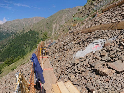 Su incarico dell'Ufficio provinciale sistemazione bacini montani ovest, è stata realizzata dopo sette anni l'area valanghe di Hochegg (Foto: Agenzia per la protezione civile/Ufficio provinciale sistemazione bacini montani ovest/Martin Eschgfäller)