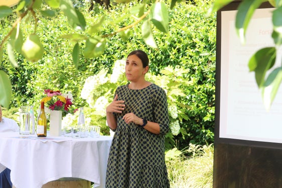 Anche Tanja Mimmo, docente di chimica agraria alla Facoltà di Scienze Agrarie, ambientali e alimentari della Libera Università di Bolzano, ha fornito una panoramica del suo settore durante la conferenza stampa. (Foto: USP/Maja Clara)