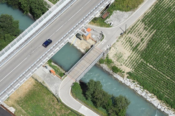 Am Mareiterbach wurde in Elzenbaum eine neue Pegelmessstelle errichtet. (Foto: Agentur für Bevölkerungsschutz/Amt für Hydrologie und Stauanlagen)