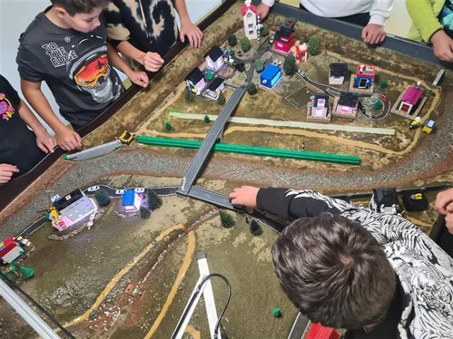 Alluvione a San Candido: nell'ambito di un progetto scolastico è stato adottato il modello adottato dall'Università di Monaco. (Foto: ASP/Agenzia per la Protezione Civile)