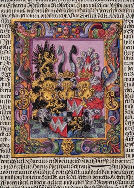 Le tracce della nobile famiglia Welsperg si trovano non solo in Alta Pusteria, ma anche ben oltre il Tirolo. L'immagine mostra una miniatura dello stemma di Christoph von Welsperg (1570) (Foto: Soprintendenza ai beni culturali)
