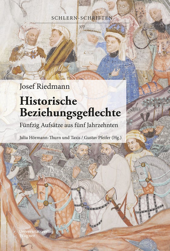 Am 2. April wird das Buch "Historische Beziehungsgeflechte" vorgestellt. Darin haben Julia Hörmann-Thurn und Taxis sowie Gustav Pfeifer 50 Arbeiten des Mediävisten, sprich des Mittelalterhistorikers, Josef Riedmann gesammelt. (Foto: Landesbibliothek Teßmann)