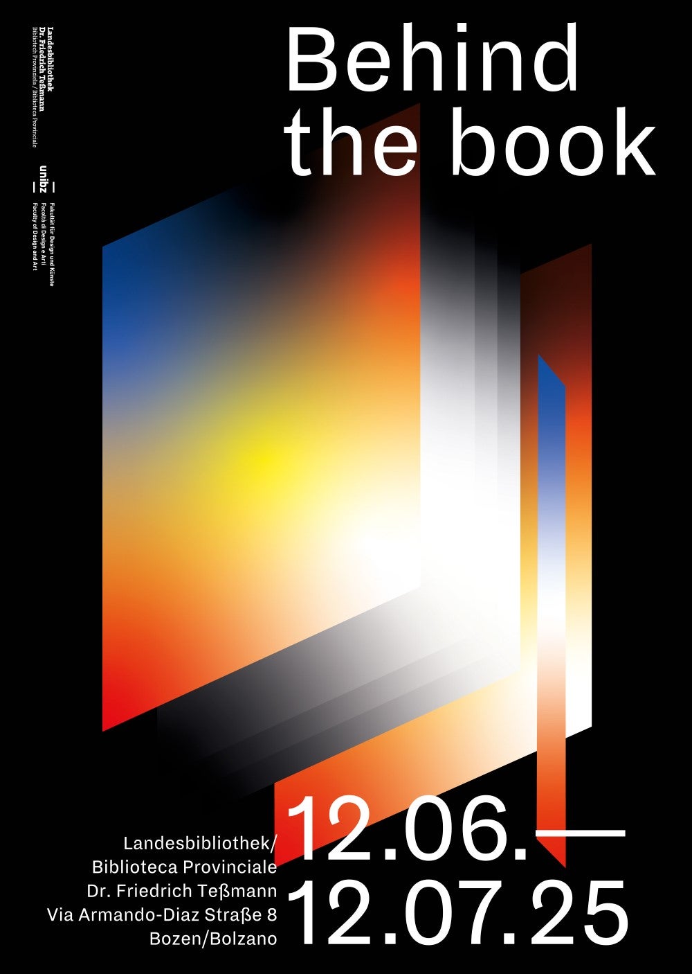 Le proiet de studëntes y studënc, realisé dala Facolté de Design y Ert dl'Université Lëdia de Balsan en colaboraziun cun la Biblioteca provinziala Dr. Friedrich Teßmann, ti ciara al liber te sües dimenjiuns creatives, sensuales y tecniches. (foto: USP/Biblioteca provinziala Dr. Friedrich Teßmann)