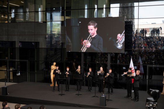 La musica e il talento giovanile hanno fatto da ideale cornice alla serata del NOI Techpark. (Foto: USP/Manuela Tessaro)