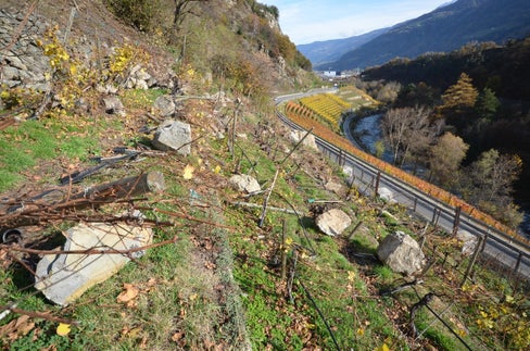 Für den Bau der Steinschlagschutzgalerie Latschander ist nun die Projektierung ausgeschrieben. (Archivbild: Landesamt für Straßenbau West)