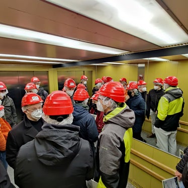 Besuch der Müllverbrennungsanlage in Bozen Süd (Foto: LPA/Deutsche Bildungsdirektion)